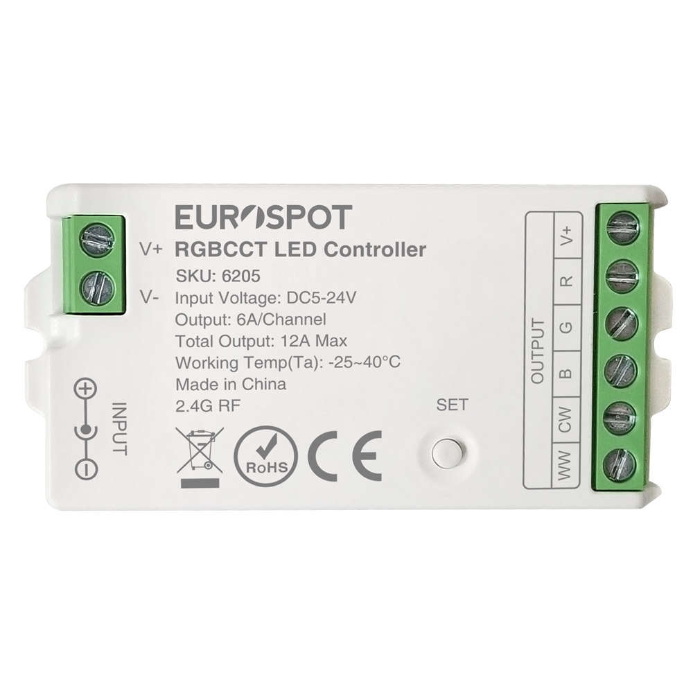 EuroSpot Led Controller RF 2.4GHz για RGBCCT Ταινία