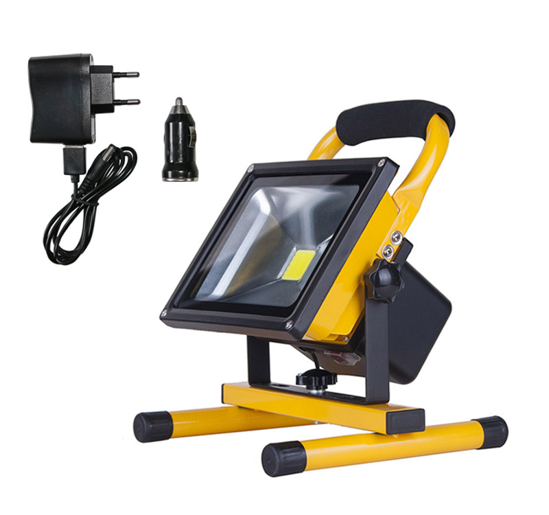 ΠΡΟΒΟΛΕΑΣ LED ΦΟΡΗΤΟΣ ΕΠΑΝΑΦΟΡΤΖ.20W 12V-230V 4000K