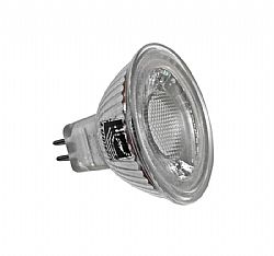 LED SMD MR16 ΓΥΑΛΙΝΟ 5W 12VAC/DC 40° ΨΥΧΡΟ