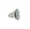 LED SMD MR11 ΓΥΑΛΙΝΟ 2W 12VAC/DC 105° ΨΥΧΡΟ