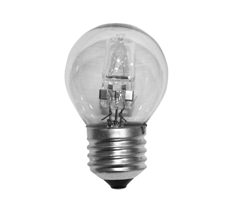 ΛΑΜΠΑ ΑΛΟΓΟΝΟΥ ΣΦΑΙΡΙΚΗ ECO Φ45mm E27 230V 42W ΔΙΑΦΑΝΗ