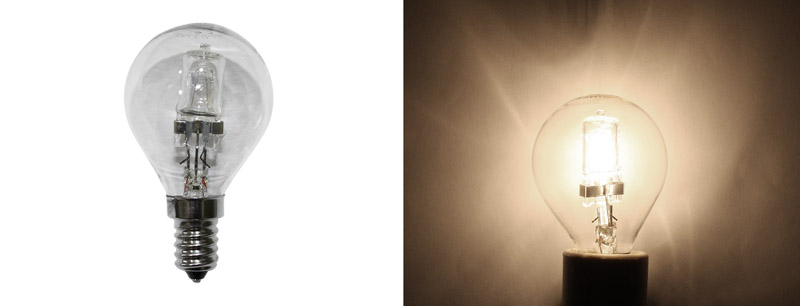 ΛΑΜΠΑ ΑΛΟΓΟΝΟΥ ΣΦΑΙΡΙΚΗ ECO Φ45mm Ε14 230V 28W ΔΙΑΦΑΝΗ