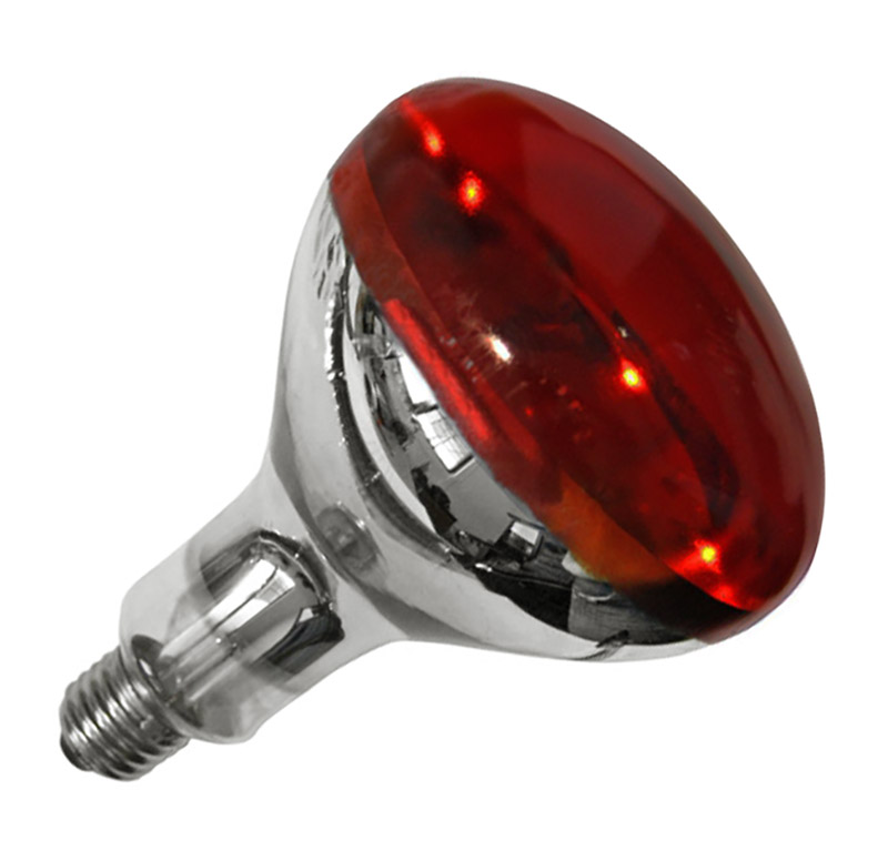 ΛΑΜΠΑ ΣΚΛΗΡΑΣ ΥΑΛΟΥ R125 ΘΕΡΜΑΝΣΕΩΣ E27 250W 240V ΚΟΚΚΙΝΗ