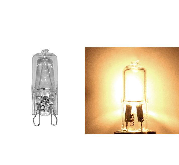 ΛΑΜΠΑ ΑΛΟΓΟΝΟΥ G9 ECO 230V 28W ΔΙΑΦΑΝΗ 2000h